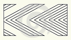Geometric Chevron Arrow Pattern Vector Background, vector design Generative AI