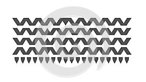 Geometric Chevron Line Pattern, Abstract Graphic Design, vector design Generative AI