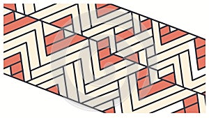 Geometric Chevron Pattern Abstract Background, vector design Generative AI