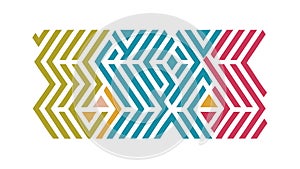 Geometric Chevron Pattern: Modern Design Dynamic Abstract Texture, vector design Generative AI