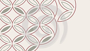 Geometric circle pattern decorative design vector design Generative AI