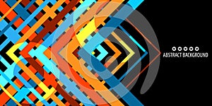 Geometric colorful abstract background graphics template