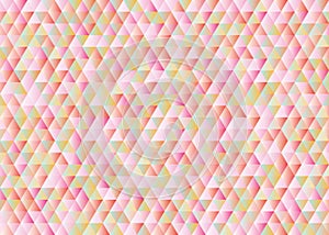 Geometric Colorful Triangles Pattern Background with Mosaic Effect
