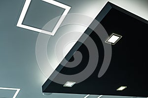 Geometric construction of celling maden with drywall and using m