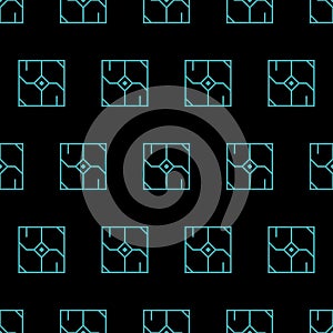 Geometric cubes shape seamless pattern, abstract vector art. Luxury cover graphic poster brochure design. Elegant sign and icon.