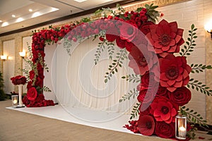 Geometric 3D puzzle pieces pattern