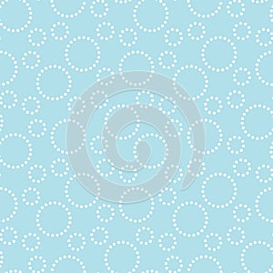 Geometric dashed circles graphic print pattern background