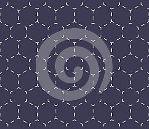 Geometric dashed grid graphic design pattern print