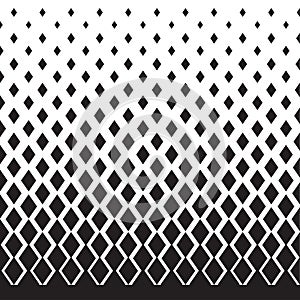 Geometric degrade motif in white and black photo