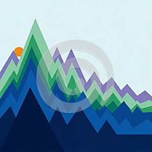 Is minimalist employing bold colors and sharp lines to create