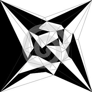 Geometric design featuring a complex pattern