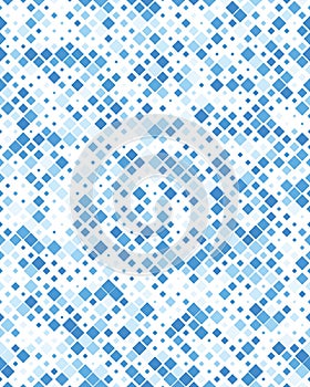 Diagonal square mosaic pattern