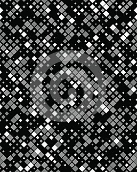 Diagonal square mosaic pattern