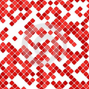 Geometric diagonal square pattern background - vector design