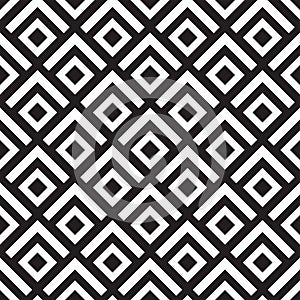 Geometric Diagonal Squares Pattern