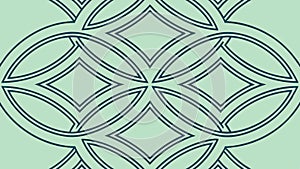 Geometric Diamond Lattice Pattern Seamless Teal, vector design Generative AI