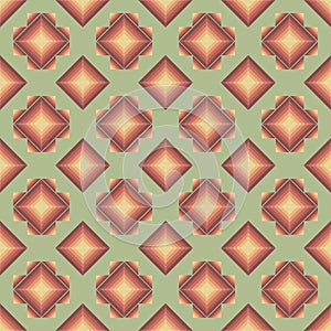 Geometric Diamond Pattern