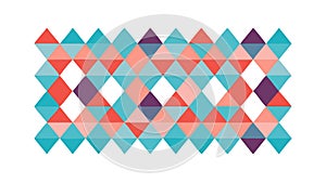 Geometric Diamond Tile Pattern Vector Background, vector design Generative AI