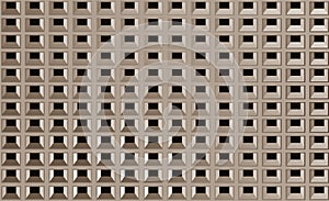 Geometric digital 3d pattern , over dark background with square