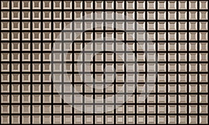 Geometric digital 3d pattern , over dark background with square