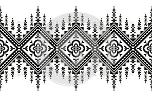 Geometric ethnic oriental ikat pattern traditional Design