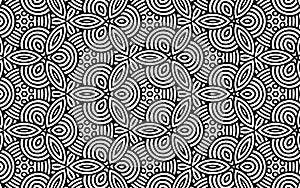 Geometric ethnic original texture in doodling style. Stylish Indian background for wallpaper  textile  coloring.