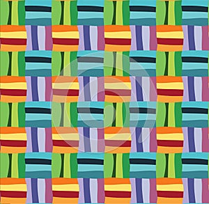 Geometric ethnic pattern textile favric