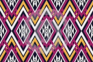 Geometric ethnic pattern traditional Design for background,carpet,wallpaper,clothing,wrapping,Batik,fabric,sarong.