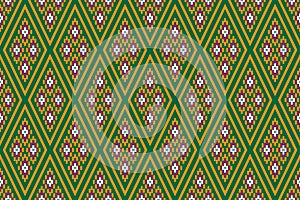 Geometric ethnic pattern traditional Design for background,carpet,wallpaper,clothing,wrapping,Batik,fabric,sarong,Vector illustrat
