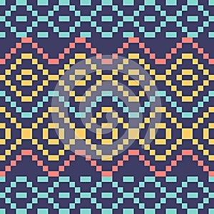 Geometric ethnic pattern or tribal seamless pattern fabric design. Abstract background Vector.