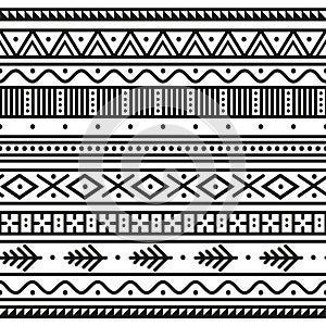 Geometric ethnic seamless pattern.