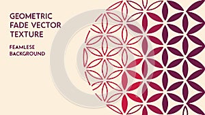 Geometric Fade Vector Texture, Seamless Abstract Pattern, vector design Generative AI
