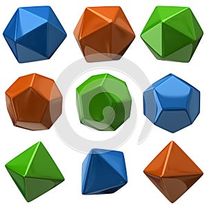 Geometric figures photo