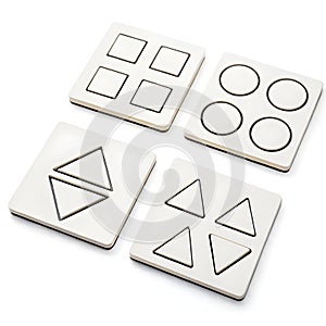 Geometric figures shape icon