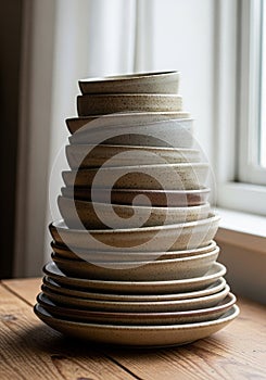 Geometric folds in a paper material create a pattern of triangular shapes. The paper is