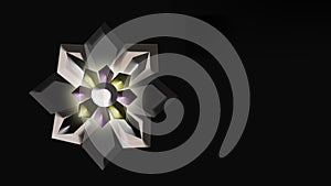 Geometric, fraktal flower