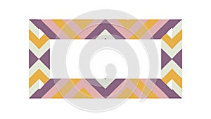 Geometric frame abstract pattern modern banner design, vector design Generative AI
