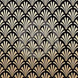 Geometric Gatsby Art Deco Pattern Background Design