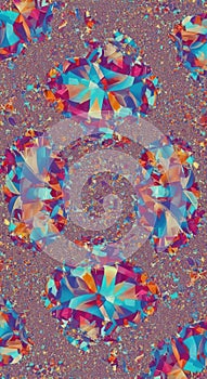 Geometric Gemstone Pattern