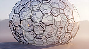 Geometric Glass Dome Structure