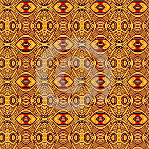 geometric golden fractal pattern