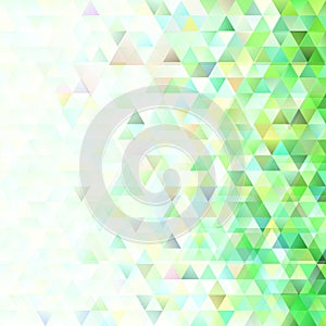 Geometric gradient regular triangle background - vector illustration