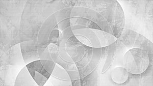 Geometric grey circles abstract hi-tech grunge motion backgroud