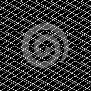 Geometric grid background Modern black and white abstract texture