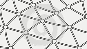 Geometric Grid Pattern with Connected Dots, Abstract Network Design, vector design Generative AI