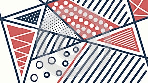 Geometric Grid Pattern with Diagonal Blue Stripes vector design Generative AI