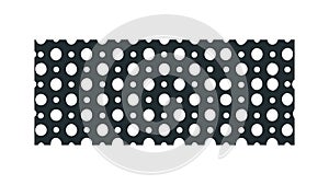 Geometric Grid Pattern Dots Texture Design, vector design Generative AI