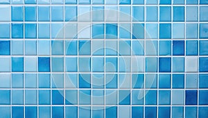 Geometric Grid Pattern Light Blue Ceramic Tile Wall Texture