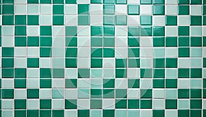 Geometric Grid Pattern light green Ceramic Tile Wall Texture