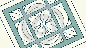 Geometric grid pattern, structured abstract design element vector design Generative AI